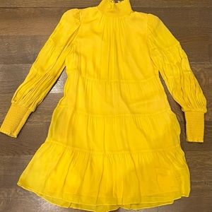 Alice and Olivia yellow dress
